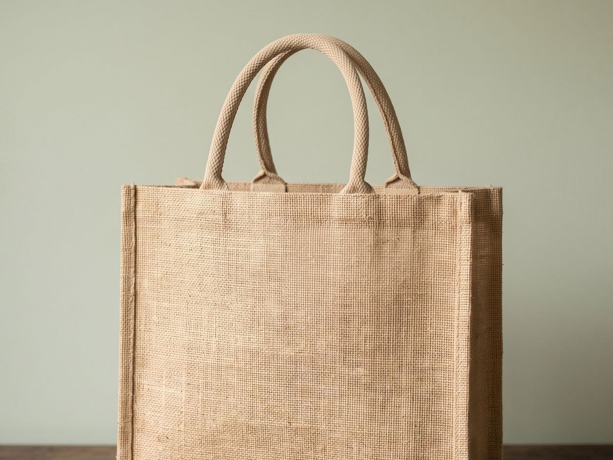 Jute market tote, handwoven by Sadhona Authentic House